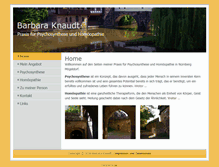 Tablet Screenshot of barbara-knaudt.de